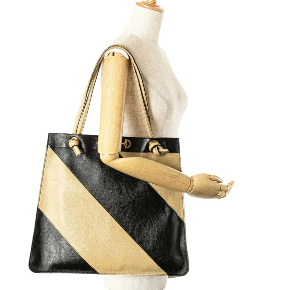 NIB Authentic Gucci Diagonal Striped Zumi - Picture 7 of 7